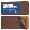 BEWAVE High Strength Magnetic Vent Covers for Home Ceiling, Metallic