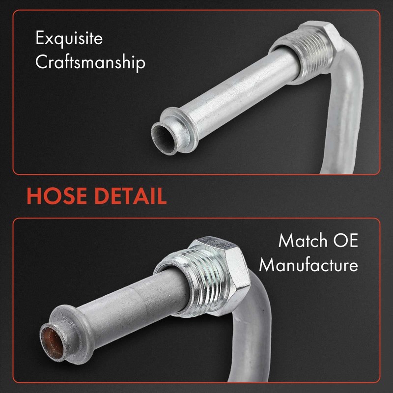 A-Premium Power Steering Pressure Hose Line Assembly Compatible with Volkswagen