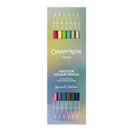 Caran d'Ache Claim Your Style Pack of 6 Two-Tone Pens Special Edition Ref. 1284.506