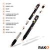 RAK Multitool Pen - Multi-Tool Pens, LED Light, Flathead, Phillips