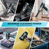 Handheld Car Vacuum Portable Cordless with 2000mAh Battery, 4 in