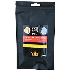 Rosin Press Bags 73 Mic 2 X 4 Inch 73 Micron Rosin Press (10pcs) Rosin Bags - 3 Corner Double Stitch