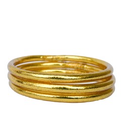 EMME Bangles EVERYDAY RAIN OR SHINE BRACELETS THAI, Large, Silver Brass, no gemstone