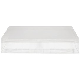 Square Acrylic 8" Wide x 1 1/2" High Pedestal Lamp Riser - 360 Lighting