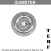 TERF® 70mm Metal Insulation Fixing Discs 70mm (2.75 inch) Metal