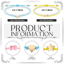 Quelay 25 Sets Christian Easter Gifts Bulk Heart Star Shaped Bracelets with Religious Cards Adjustable Friendship Bracelets Christian Gifts for Women Men Easter Sunday School Church