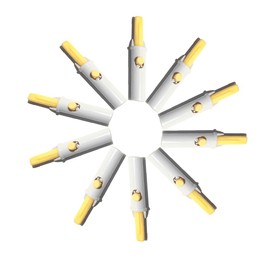 10pcs/Pack ECG Electrode Adapter Alligator Clip Alligator Test Clip 4mm for Banana Clip