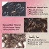 Clip in Hair Extensions Real Human Hair, 20 Inch 120g,