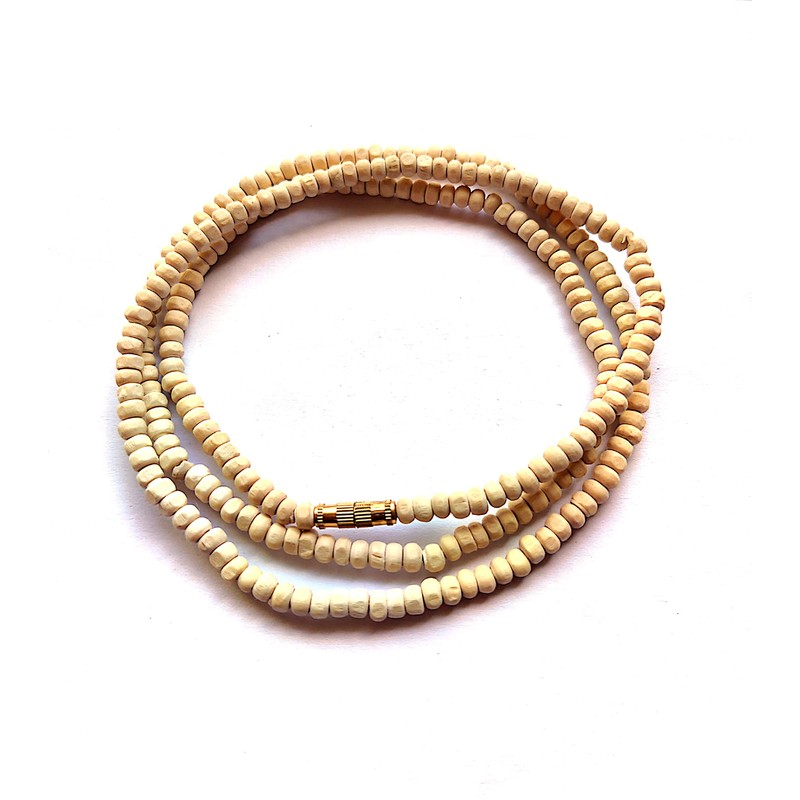 M FRANCISCO Tulsi Mala, Necklace Round Beads - 2X Round