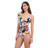 Profile by Gottex Women's Standard Holi Surplice One Piece Bathing