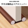 DIZLAS Door Gap Guard, Wind Prevention Stopper, Adjustable Length 37.4