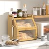 TQQDCI Bread Box for Kitchen Countertop, Large Bread Storage Container