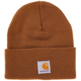 Carhartt unisex child Acrylic Watch Cold Weather Hat, Carhartt Brown, 8-14 Years US