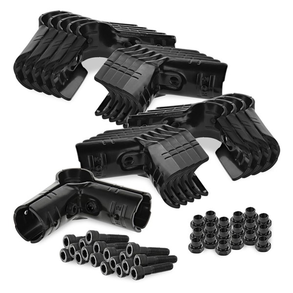 8020, HJ-2, Corner Pipe Post Joint Clamp Set for OD