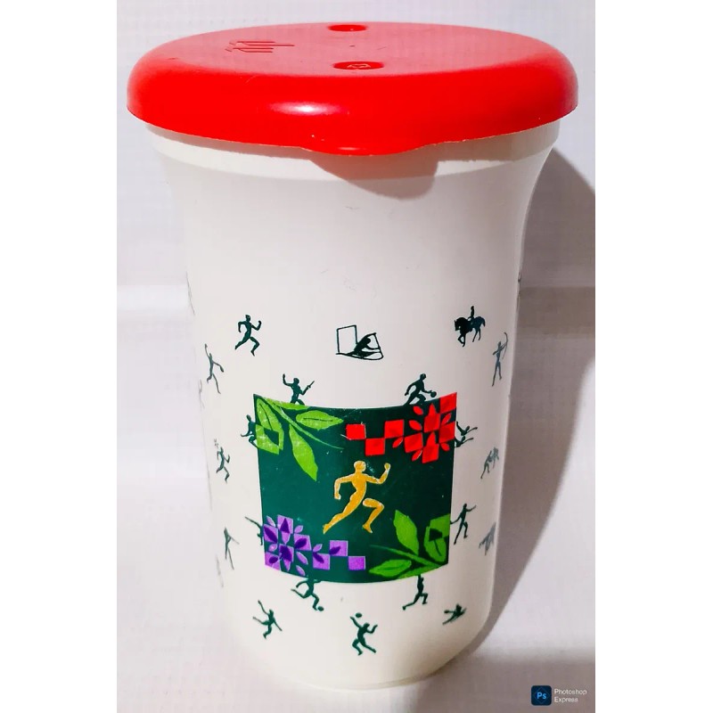 Vaso De Plástico Auténtico Original Olimpiadas Atlanta 1996 (Usado)