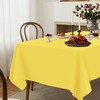 3 Pack Yellow Plastic Tablecloth Disposable Rectangular Table Cloth 54