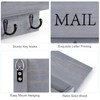 DLQuarts Mail Organizer with Key Holder for Wall Decorative Mail