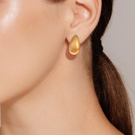 Hoop Earrings for Women Chunky Hoop Earrings Clip on Hoop Earrings No Piercing Earrings for Girls Christmas Gifts 2023