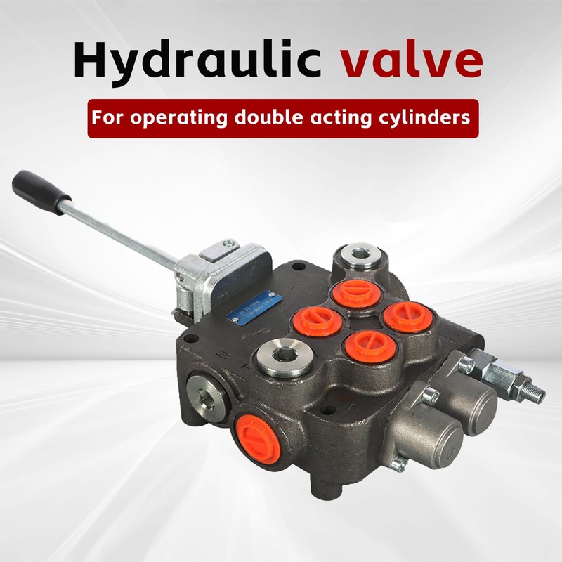 findmall 2 Spool 21GPM 3625PSI Hydraulic Directional Control Valve, SAE
