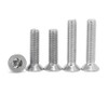 ANSIEDIO Torx Countersunk Screws Bolts with Column Stainless Steel Flat