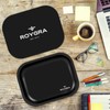 roygra Rolling Tray, Metal Matte Decorative Tray with PVC Soft