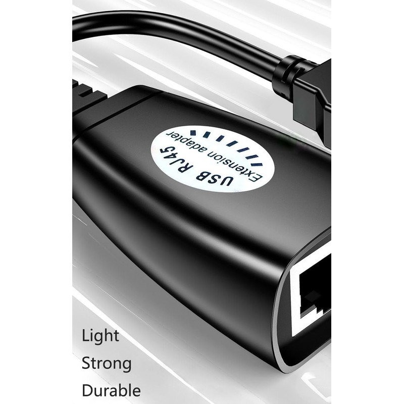 USB Over Ethernet Extender to Rj45 Adapter for Cat 6/6e/5/5e