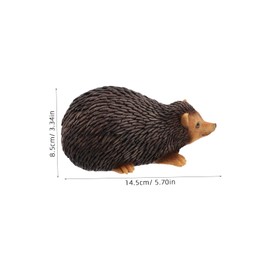 Operitacx Hedgehog Key Box Small Garden Statue House Key Hider Diy Money Box Hidden Storage