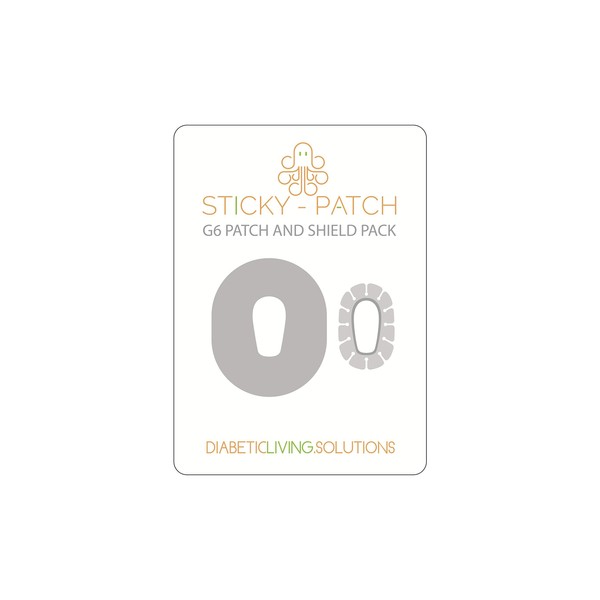 Dexcom G6 Shield and Protector with Patches | The Best Dexcom Accessory to give That Extra Protection for Diabetics Using G6 | (25) Dexcom G6 Overpatches and (1) Shield Combo Pack