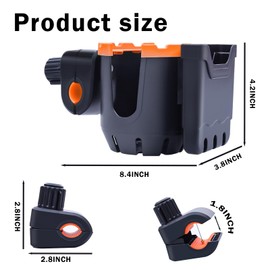 RMERVE 3 Pcs Hunting Accessories, Ladder Tree Stand Cup Holder for Deer Duck Turkey Hunting Bike Cup Holder for Stroller Bike Wheelchair Walker Scooter, 3 Colors