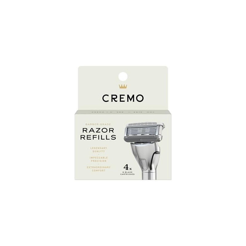 Cremo Razor Refills for Men, Astonishingly Superior Shaving Razors For