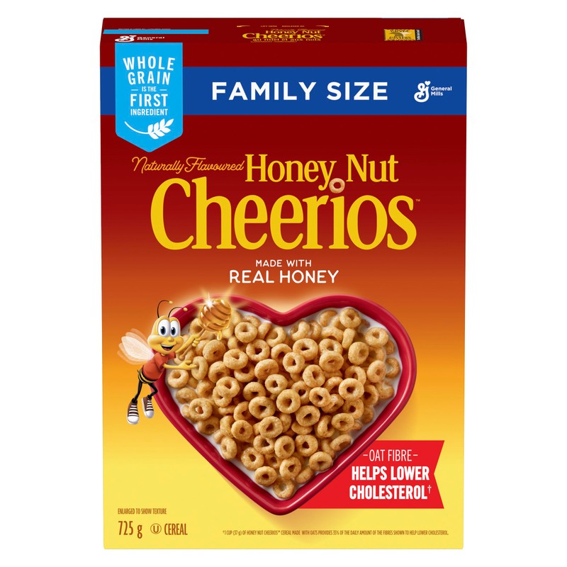 Cheerios Honey Nut Cereal Naturally Flavoured, 725g/25.6 oz, Imported from