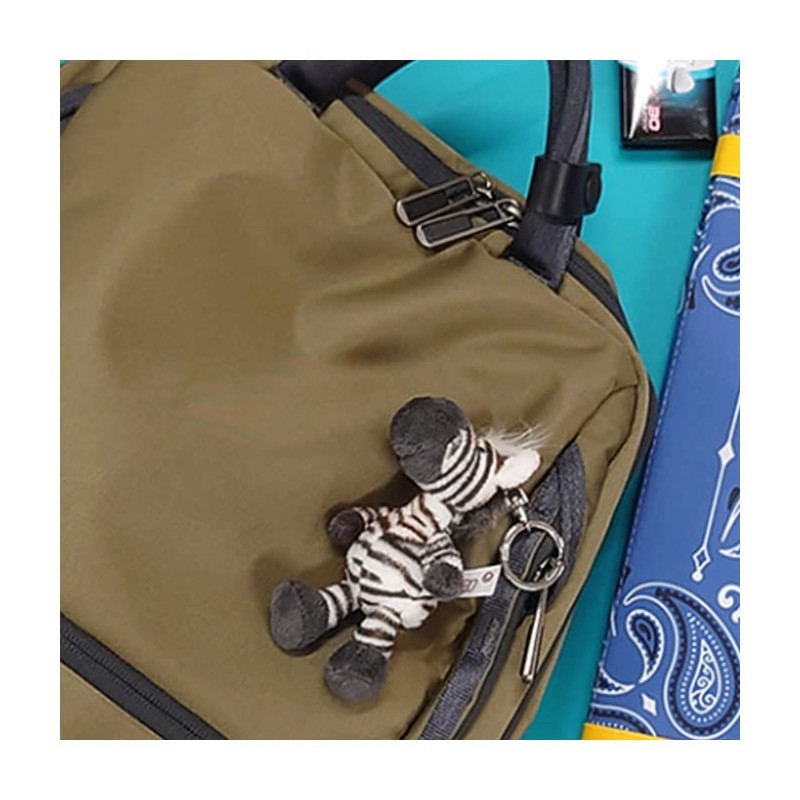 NICI Wild Friends Zebra Key Ring, 3.9 inches (10 cm)