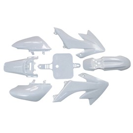 TC-Motor White Fender Body Work Plastic Fairing Kit For Honda XR50 CRF50 Chinese 50cc 90cc 110cc 125cc 140cc 150cc 160cc Dirt Pit Bike
