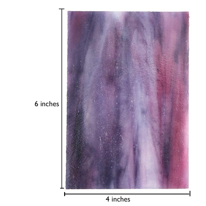 Lanyani（10 Sheets）Variety Stained Glass Sheets 4 x 6 inch Opal