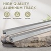 BarnBase 5FT Pocket Door Track Kit, Spliced Aluminum Pocket Door
