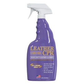 Leather CPR | Heavy Duty Leather Cleaner (22oz) | Quickly and Gently Removes Heavy Dirt & Grime| Cleans Heavily Soiled Leather Furniture, Car Leather Seats, Purses, Shoes, Boots, Saddles, & Jackets
