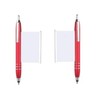 Zhuluck 2Pcs Red Pen With Cheat Sheet,Retractable Paper Ball Point