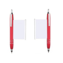Zhuluck 2Pcs Red Pen With Cheat Sheet,Retractable Paper Ball Point Pens For School Office Products Color Ballpoint Pens