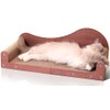 ComSaf 26.4" Large Cat Scratcher Bed, Cat Scratching Board, Durable