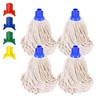Socket Cotton Mop Heads Replacement Pack 2 Screw-In Super Absorbent