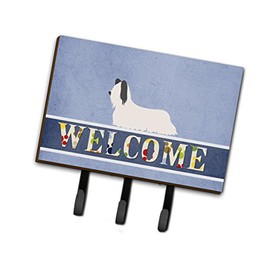 Caroline's Treasures BB8278TH68 Skye Terrier Welcome Leash or Key Holder, Triple, Multicolor