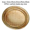 100% Natural Handmade Woven Bamboo Basket Tray U Shape Holder