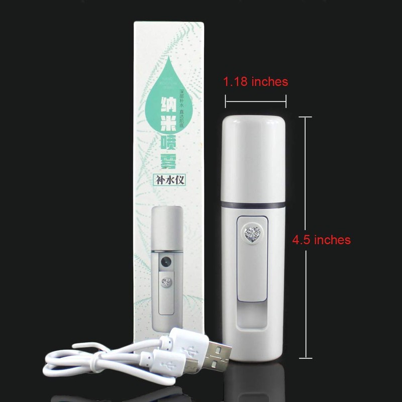 Nano Facial Mister Moisturizing Atomization Humidifier Cool Mist Facial Steamer