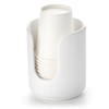 Viosuniu 3 oz Original Ceramic Bathroom Cup Dispenser with 5