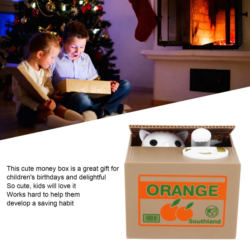 Stealing Coin Cat Cute Ingenious Automatic Stealing Money Children Money
