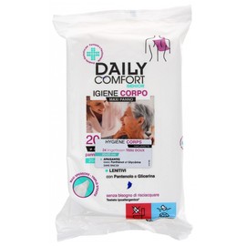 BioGenya Daily Comfort Senior Wipes Body Hygiene 24 Wipes