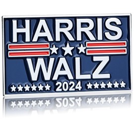Arturbo Kamala Harris Lapel Pin Badge Brooch - Harris Walz Enamel Pins Collection Souvenir Gifts - Kamala Harris Merchandise