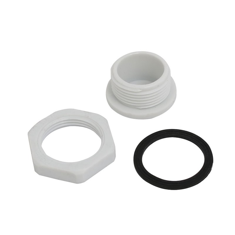 sourcing map PG16 Nylon Male Thread Cable Gland Screw End