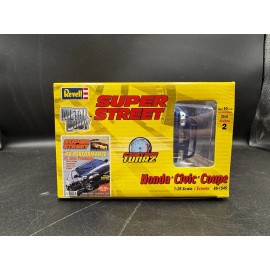 REVELL 1/25 SUPER STREET BLUE HONDA CIVIC EX DIECAST MODEL KIT NEW