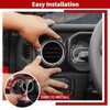 Center Console Dashboard Decorative Panel Trim Cover Kit Compatible with